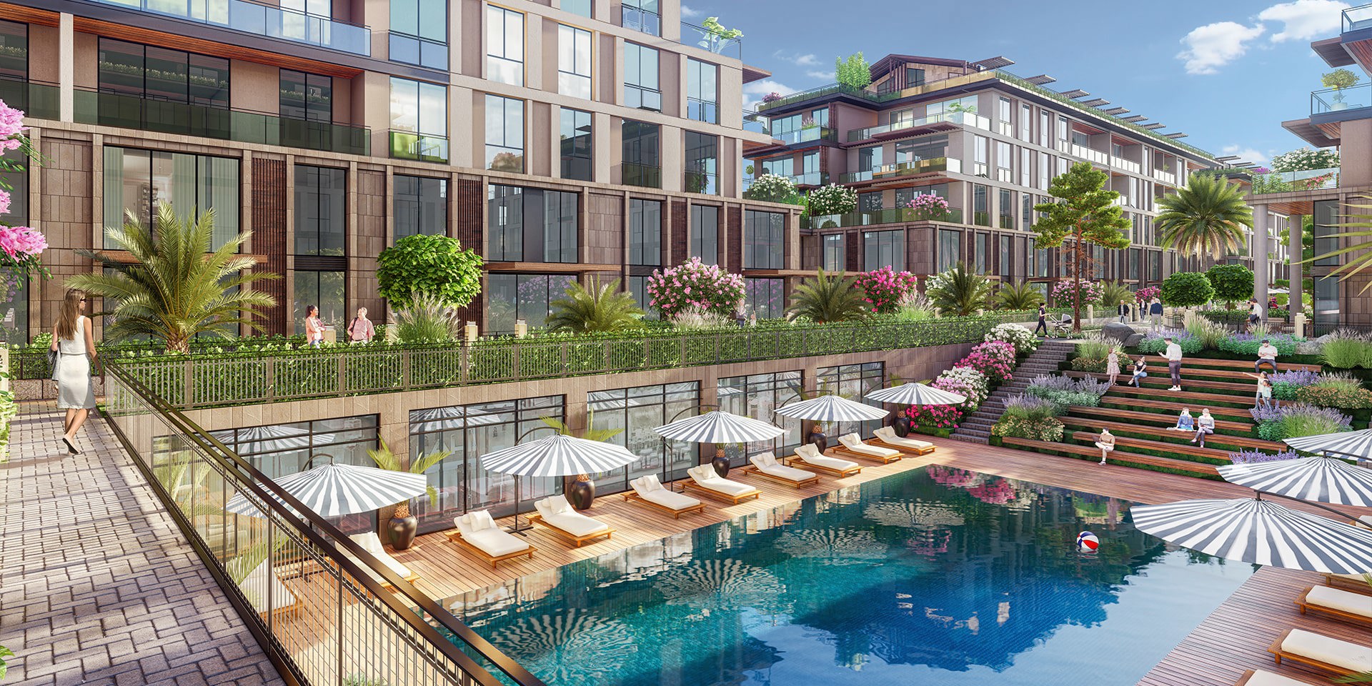 Luxurious villas and apartments in the Gokturk district of Istanbul