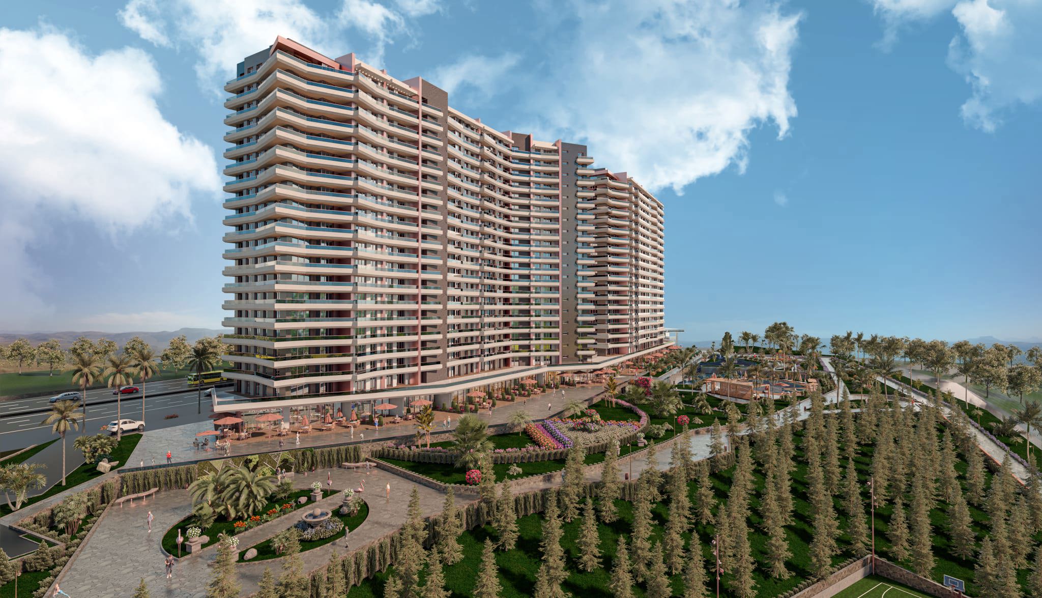 New Residential Complex with a Botanical Garden in Buyukcekmece, Istanbul