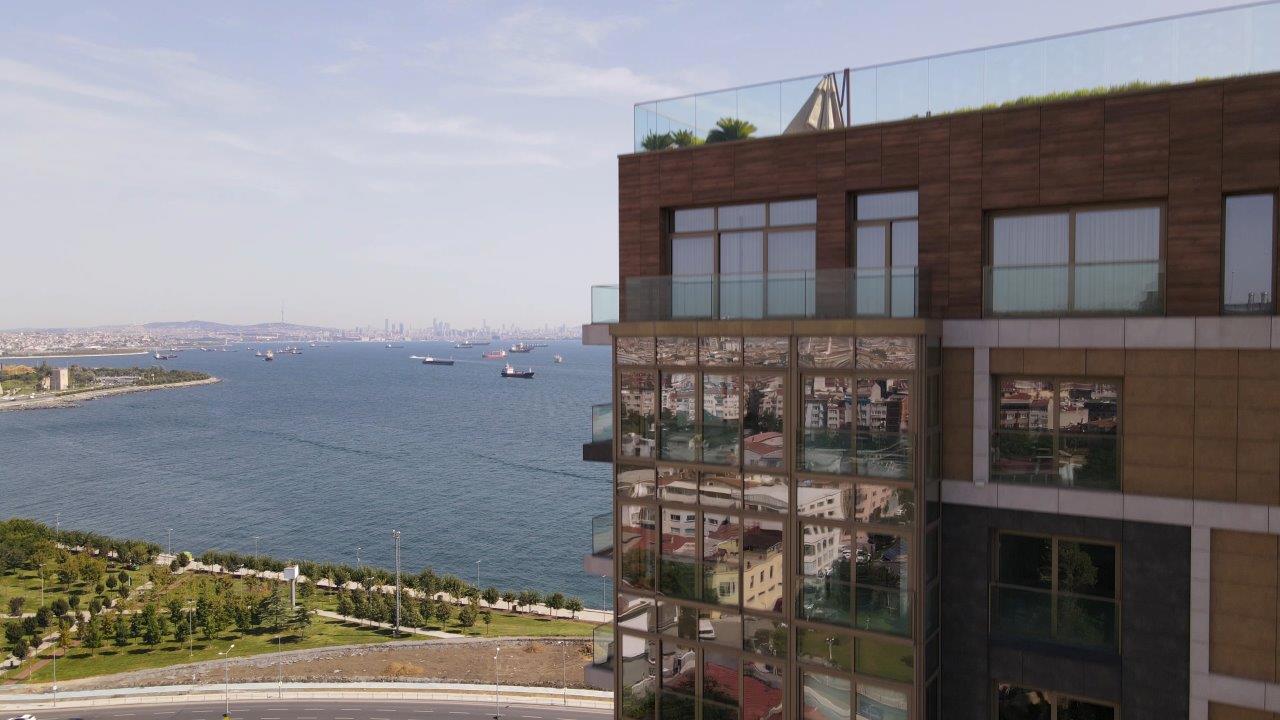 Ultra-modern residential complex on the shores of the Sea of Marmara