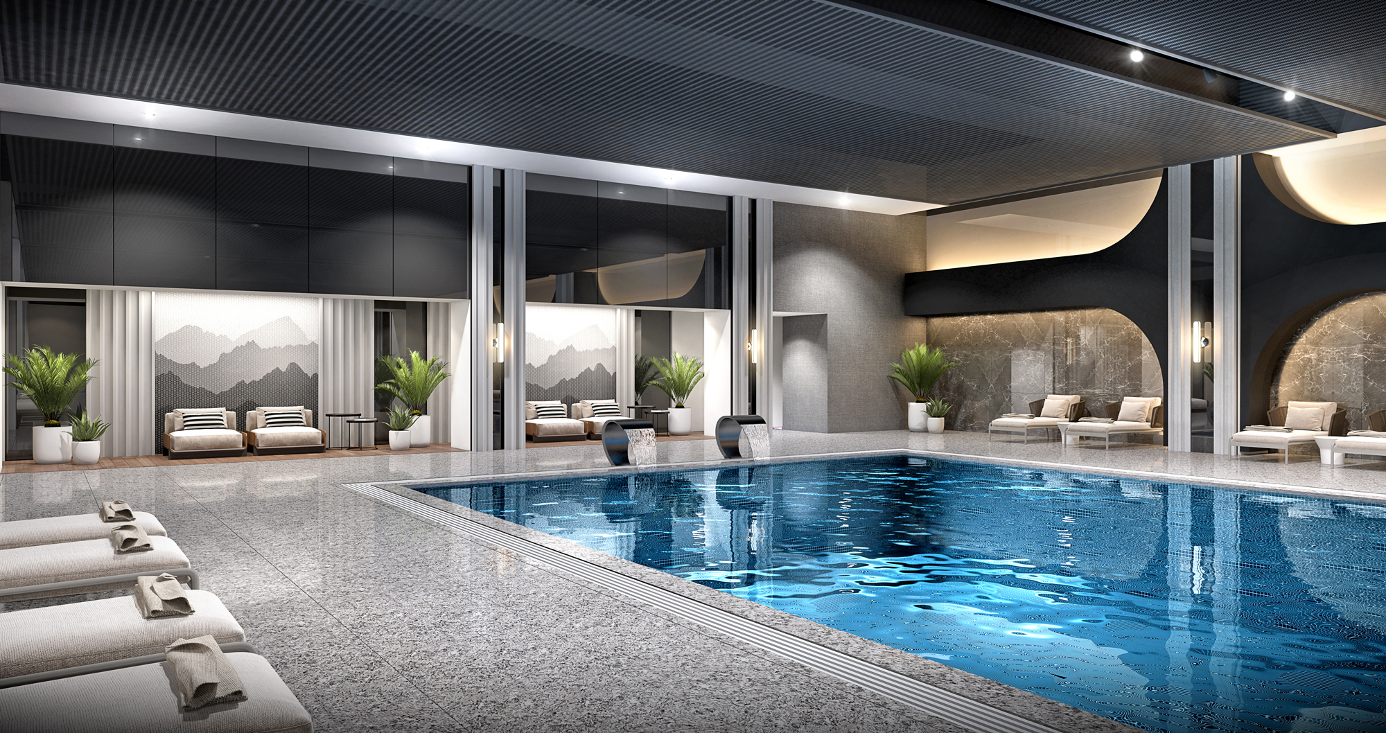 Luxury seaside apartments with a pool in Zeytinburnu, Istanbul