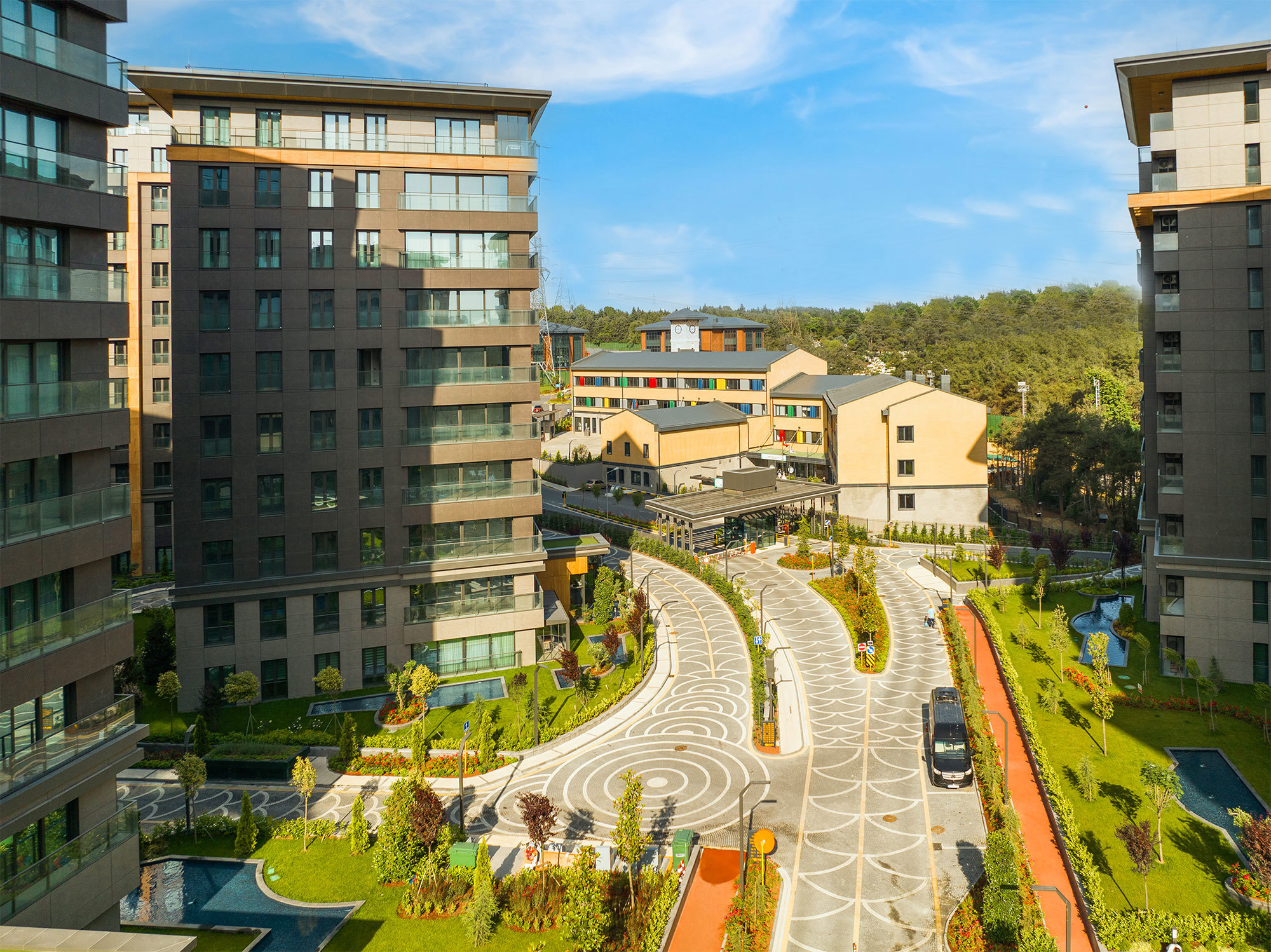 Luxurious Real Estate with a View of the Forest in Kagithane, Istanbul