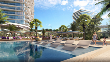 Luxury seaside apartments with a pool in Zeytinburnu, Istanbul