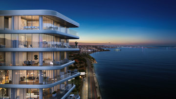 Luxury seaside apartments with a pool in Zeytinburnu, Istanbul